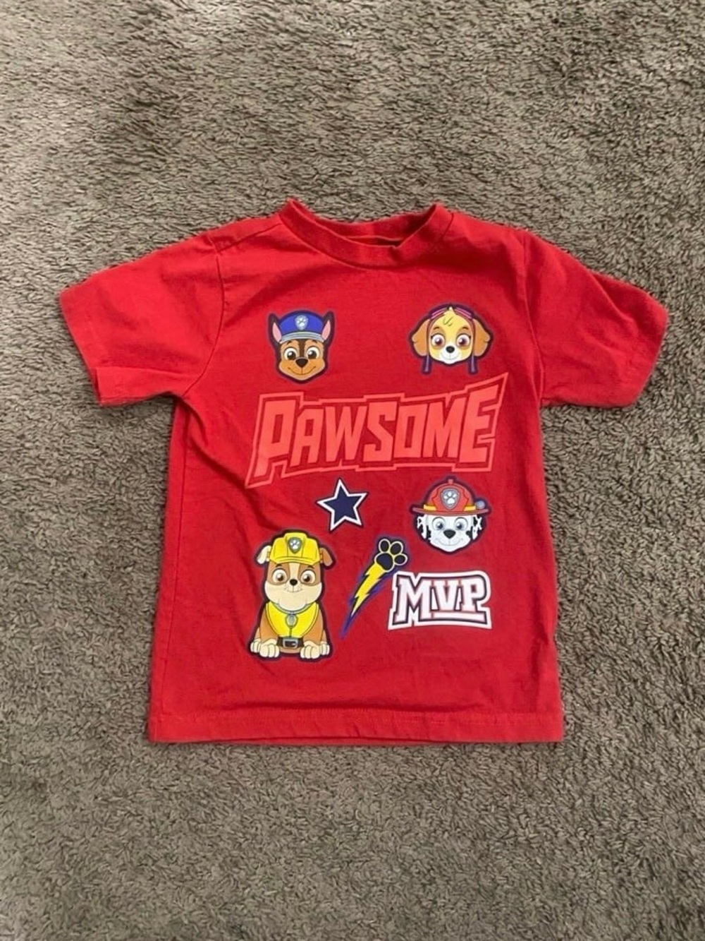 Boys Paw Patrol Pawsome Shirt size 5t - Picture 2 of 8